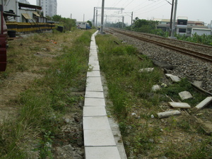 台鐵更新軌道結構計劃牛稠溪橋鋼梁橋改建工程(纜線切換防護部份)